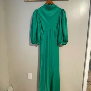 ASOS green gown new- never worn!